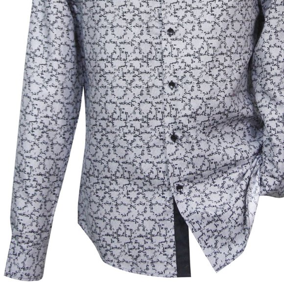 2X St. Patrick Print Microfiber Long Sleeve Shirt 2XL - Picture 6 of 7